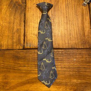 Boy's Lizard Clip-On Tie